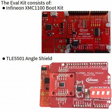 【TLE5501-EVALKIT】TLE5501を用いた角度センサボードキット