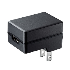 【ACA-IP55BK】USB充電器(1A・高耐久タイプ)