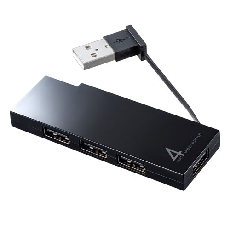 【USB-2H416BK】USB2.0ハブ(4ポート・ブラック)