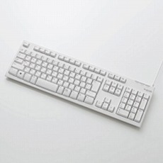 【TK-FCM064WH/RS+TK】【新春特価セール】USB/PS2接続 スタンダードキーボード