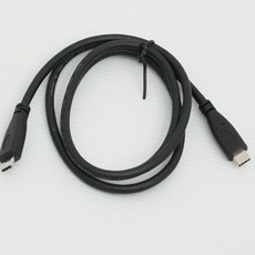 【EM-US31CCNP-1M-BK】【在庫処分セール】USB3.1ケーブル(Type-C-Type-C)1m 黒色
