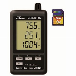 【MHB-382SD】デジタル温湿度・気圧計