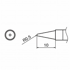 【T36-B2】こて先 0.5B型 FN1010用