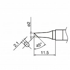 【T36-BC2】こて先 2BC型 FN1010用