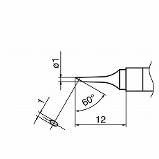 【T36-C1】こて先 1C型 FN1010用