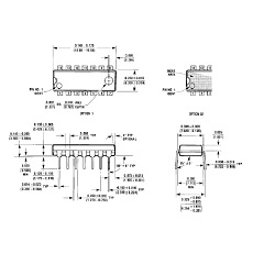 【74ACT14PC-N】IC INVERTER HEX SCHMITT 14DIP