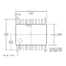 【74ACT240MTCX】IC INVERTER DUAL 4INPUT 20TSSOP