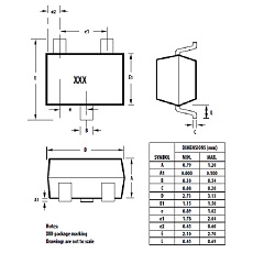 【HSMP-3830-BLKG】DIODE PIN GP 200V SOT-23