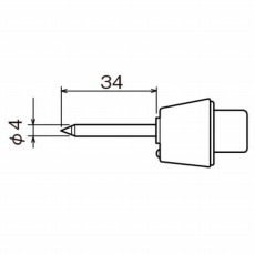 【MSD-40HRT-B】MSD-40用替こて先 B型