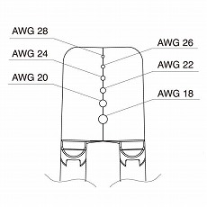 【G4-1602】FT802-81用交換ブレード(AWG18-AWG28)