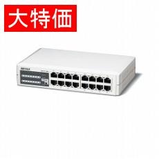 【LSW3TX16NP】【在庫処分セール】10/100Mスイッチングハブ 16ポート