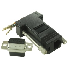 【MHDA9-PMJ6-K】ADAPTOR D PLUG 9WAY-RJ11
