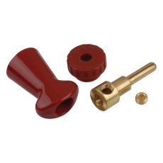 【PP100GR.】TEST PLUG PIN-PLUG 100A RED