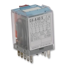 【C4-A40X115A】RELAY 4PDT 250VAC 30VDC 10A