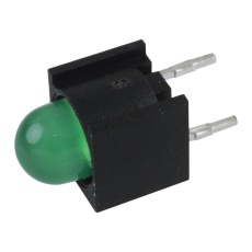 【550-0204F】INDICATOR LED PCB 5MM GREEN 2.1V