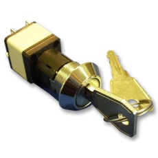 【SRLM-5-Q-S】Keyswitch DPST NO 2 POS Common Key