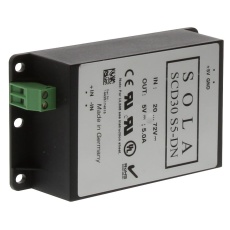 【SCD30S5-DN】DC-DC CONVERTER ENCLOSED 1 O/P 30W 5A 5V