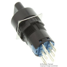 【AS6M-3Y2P】SWITCH SELECTOR DPDT 1A 240V