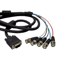 【SPC20035】MONITOR CABLE RGB VIDEO x6 CONNECTORS 6FT BLACK