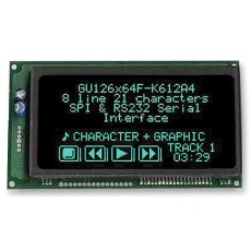 【GU126X64F-K612A4】VFD MODULE 126X64 GRAPHIC