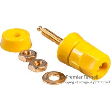 【BP30Y-1 PKG】BINDING POST 30A #8-32 STUD YELLOW