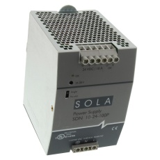 【SDN10-24-100P】AC-DC CONVERTER DIN RAIL 1 O/P 240W 10A 24V