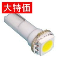 【T5-WG-001B5050】【在庫処分セール】T5 カー用LED(2個入り ブルー)