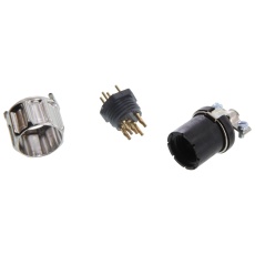 【126-217】CIRCULAR CONNECTOR PLUG 5 POSITION PANEL