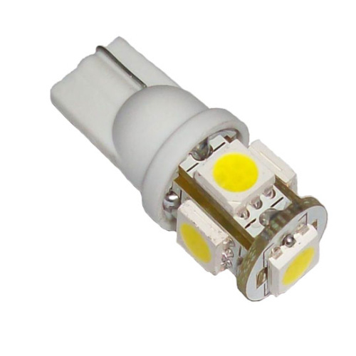 【T10-WG-005B5050】T10 カー用LED(2個入り ブルー)