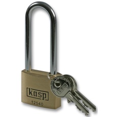 【K12540L63】PADLOCK BRASS LS 40X63MM