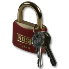 【K12440REDD】PADLOCK BRASS 40MM RED