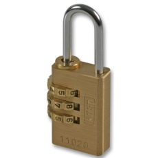 【K11020D】PADLOCK BRASS COMBINATION 20MM