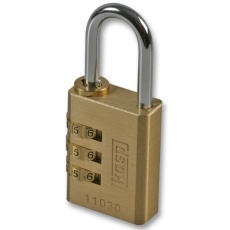 【K11030D】PADLOCK BRASS COMBINATION 30MM