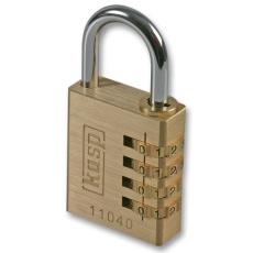 【K11040D】PADLOCK BRASS COMBINATION 40MM