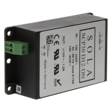 【SCP30D12-DN】AC-DC CONVERTER DIN RAIL 2 O/P 30W 12V -12V