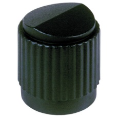 【MS91528-2E2B】ROUND SKIRTED KNOB WITH DOT IND 6.35MM