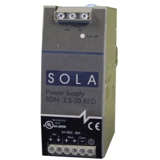 【SDN2.5/20RED】DC-DC CONVERTER DIN RAIL 1 O/P 480W 20A 24V