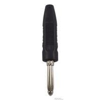 【555-0100】BANANA PLUG 16A SCREW BLACK