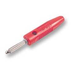 【555-0500】BANANA PLUG 16A SCREW RED