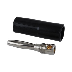 【557-0100...】BANANA PLUG 16A SCREW BLACK