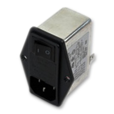 【RIS0422H2】FILTER INLET IEC 4A TWIN FUSED