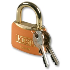 【K12440YELA1】PADLOCK BRASS 40MM YELLOW K/A