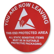 【EXIT FLOOR SIGN UK】SIGN FLOOR ESD 30CM
