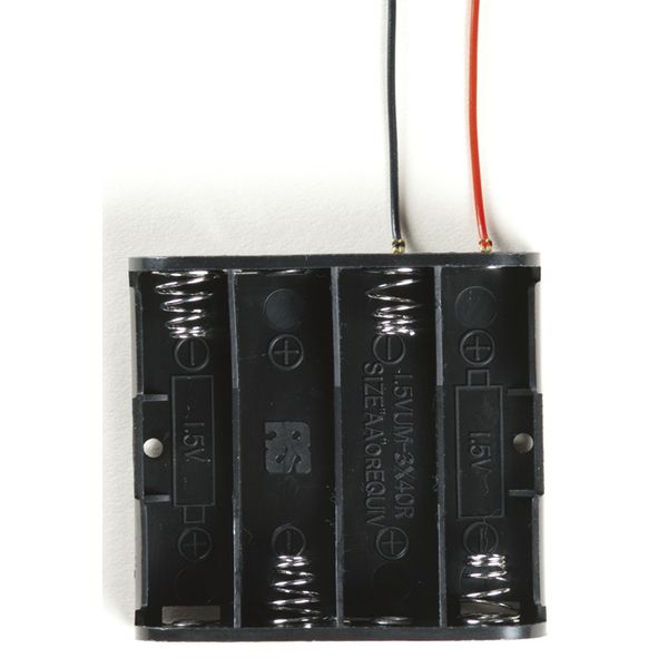 【SN3-4-P】電池ケース 単3×4本 SN型 リード線付 50個入り
