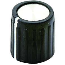 【PKG40B1/8】RIBBED KNOB WITH LINE INDICATOR 3.175MM