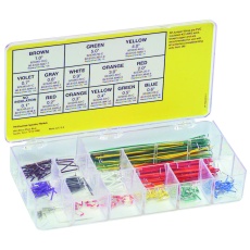 【923351-I.】JUMPER WIRE KIT 350 PIECES 22 AWG 14 LENGTHS ASSORTED COLORS