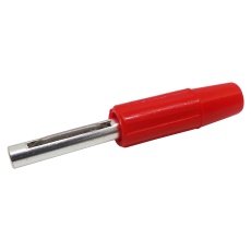 【550-0500】BANANA SOCKET 10A 4MM CABLE RED