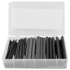 【FP-301 KIT BLACK】HEAT SHRINK TUBING KIT 102 PIECES PO BLACK