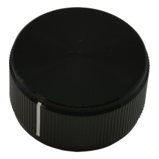 【PV-32B-2】ROUND KNOB WITH SIDE INDICATOR 6.35MM