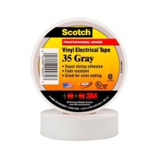 【35 19MM GREY】TAPE ELECTRICAL SCOTCH 35 PREMIUM GREY